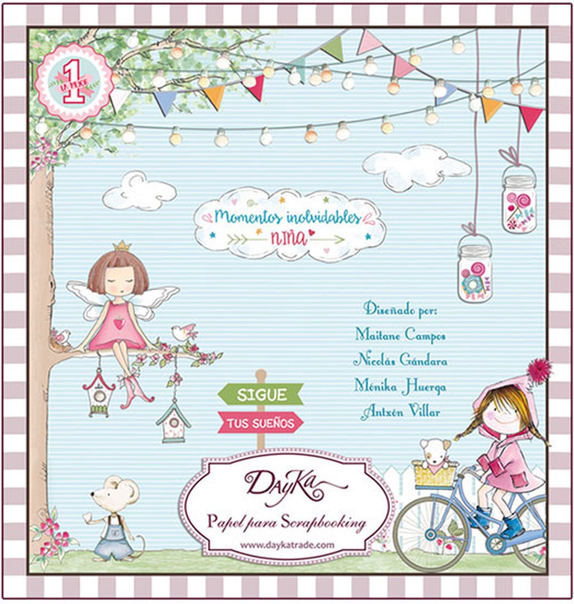 Momentos Inolvidables Niña 8x8 Inch Paper Pad (SCP-1014)