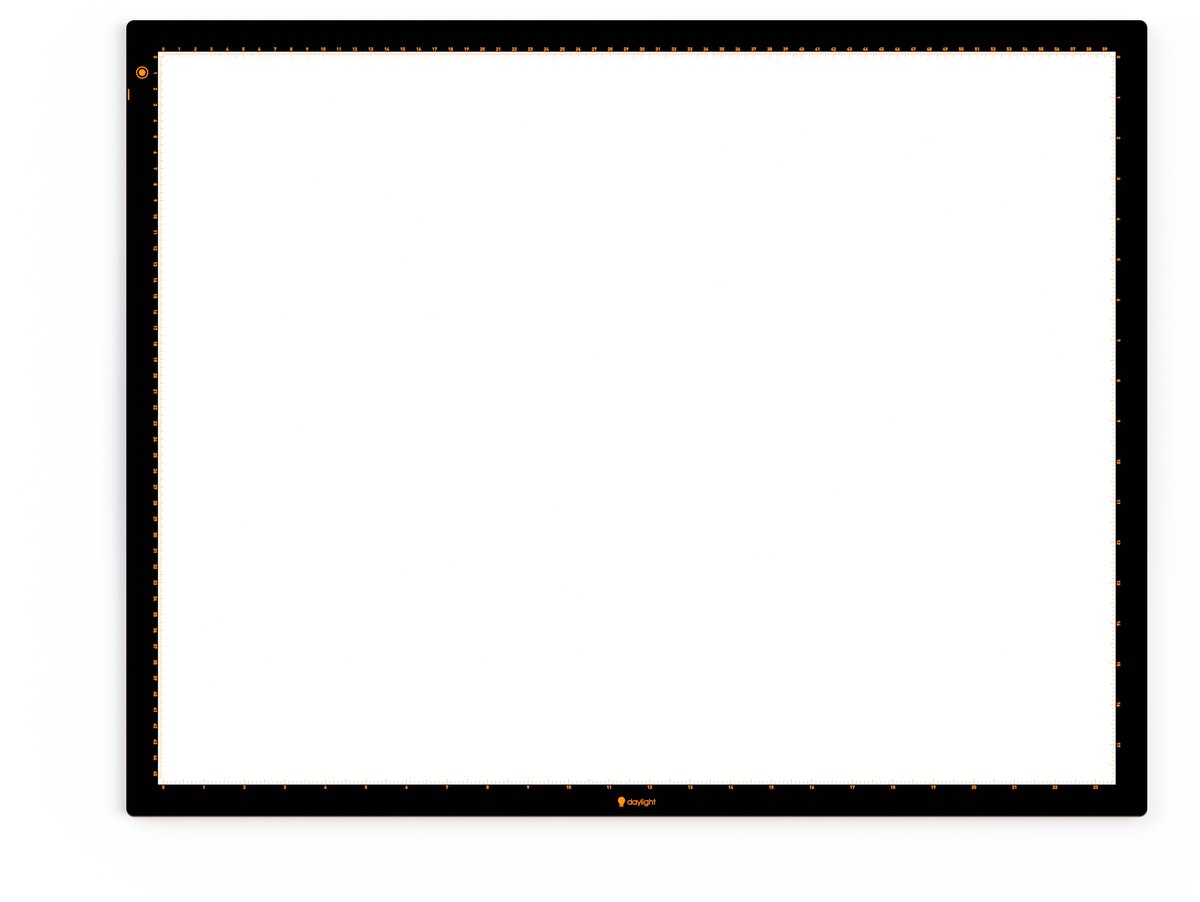   Wafer 3 - E35153 - A2 formaat - Lichtbak - dimbare daglicht verlichting - Zwart