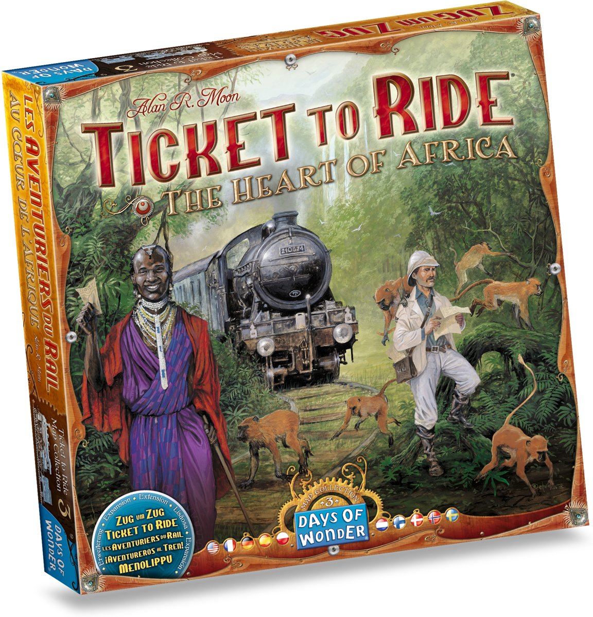 Ticket to Ride The Heart of Africa - Bordspel - Uitbreiding