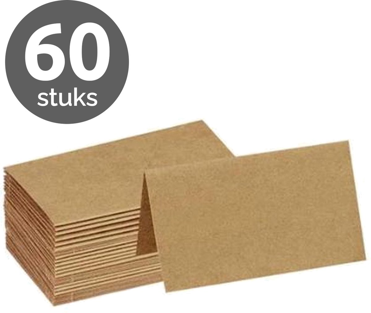 Dayshake Naamkaartjes - 60 stuks - Tafelschikking Plaatskaartjes - Tafelkaartjes - Plaatskaarten