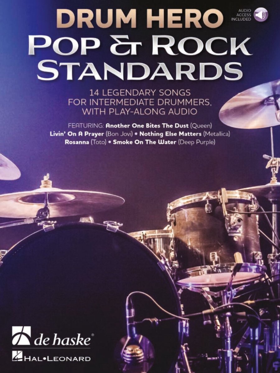 De Haske Drum Hero: Pop & Rock Standards - Play-Along / Multimedia / DVD / CD