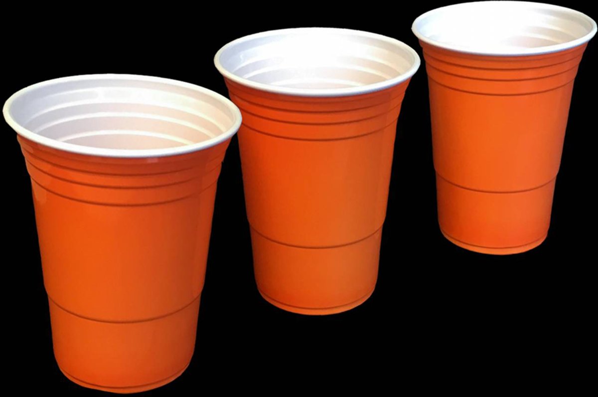 American red cups, beerpong, bier pong bekers - Oranje - 2500 stuks