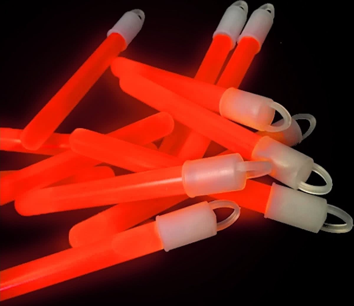 Oranje breaklights 25 stuks - 10 cm glowsticks