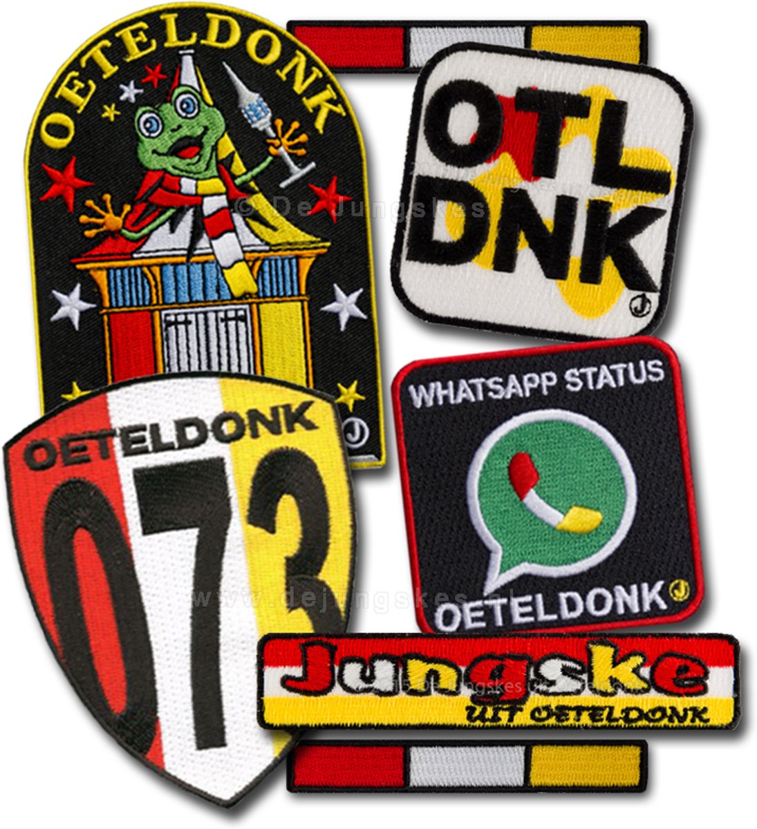 Oeteldonk emblemen voordeelpakket 073