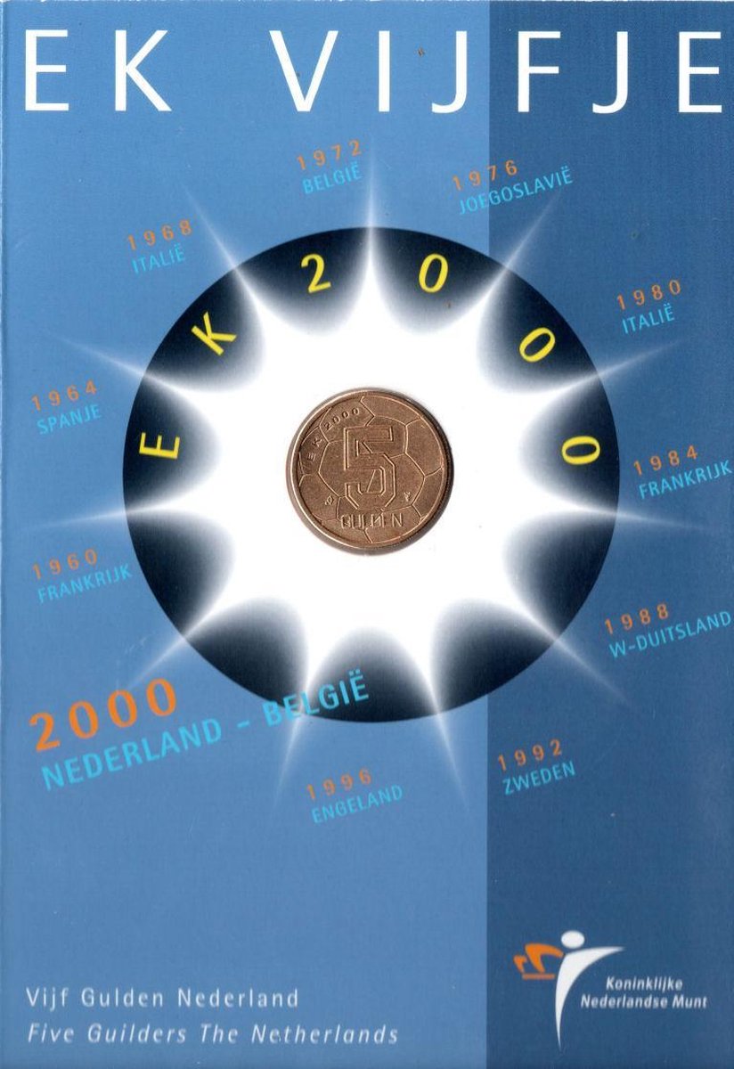 5 Gulden EK 2000 FDC