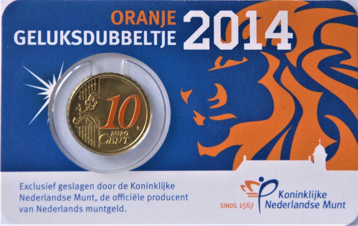 Oranje Geluksdubbeltje 2014