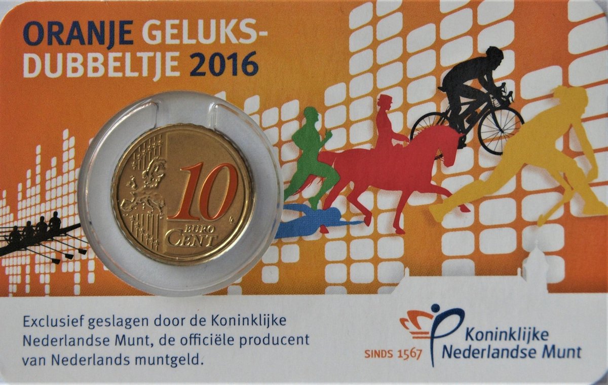 Oranje Geluksdubbeltje 2016