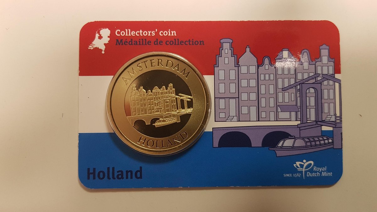 collectors coincard Grachten an Amsterdam oplage 2500 stuks