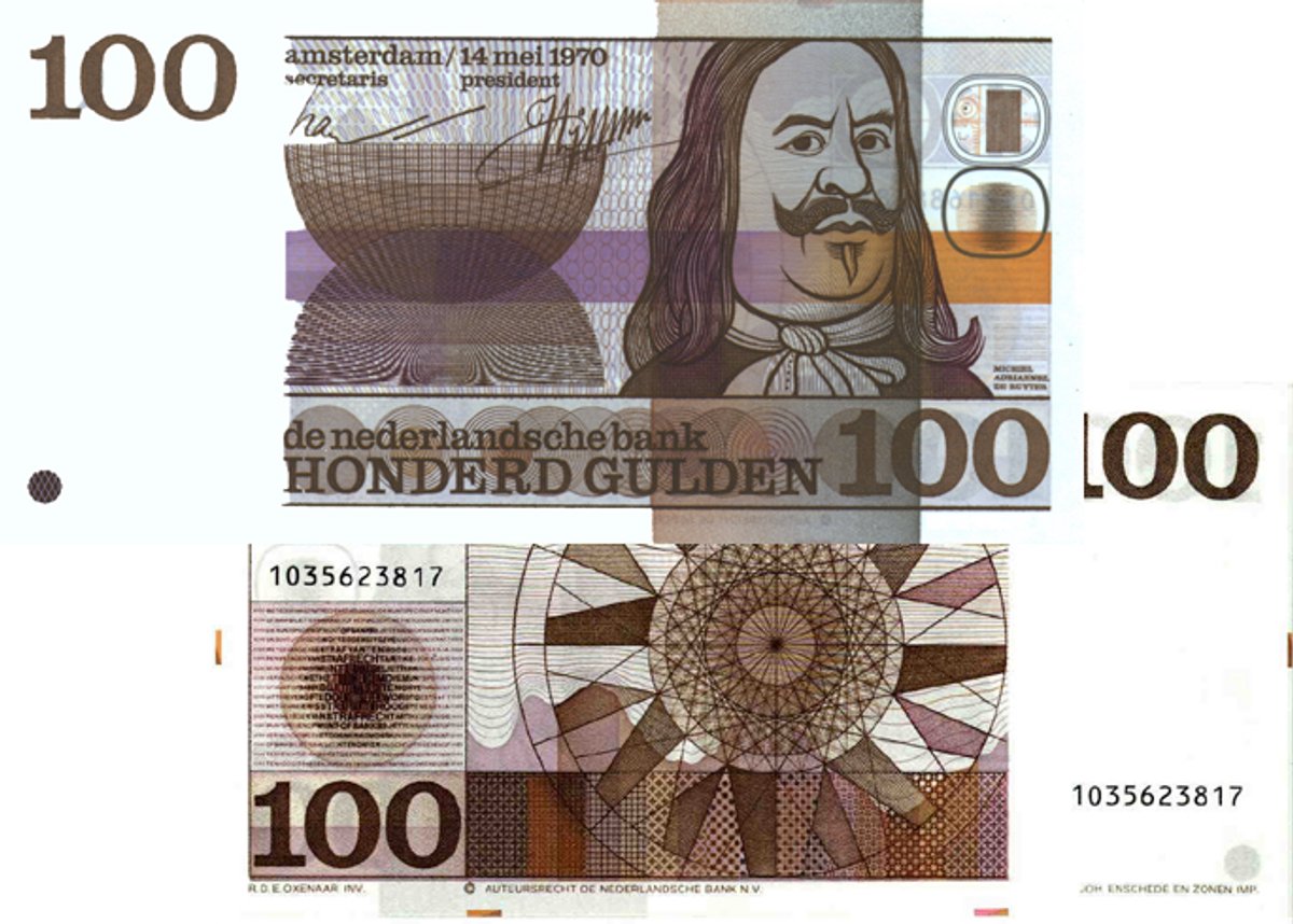 100 Gulden 1970 Michiel de Ruyter