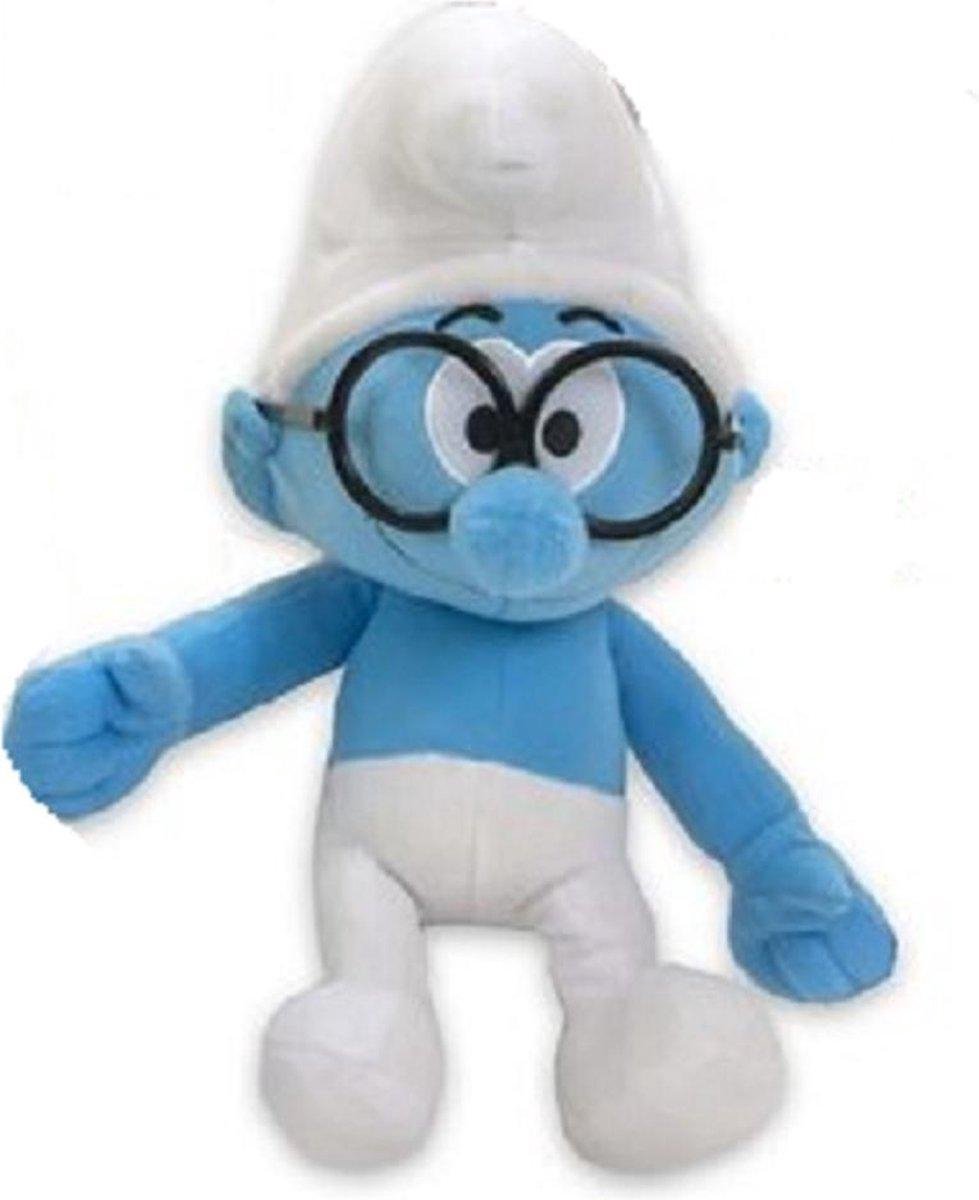 De Smurfen Pluche Knuffel Brilsmurf 38 cm