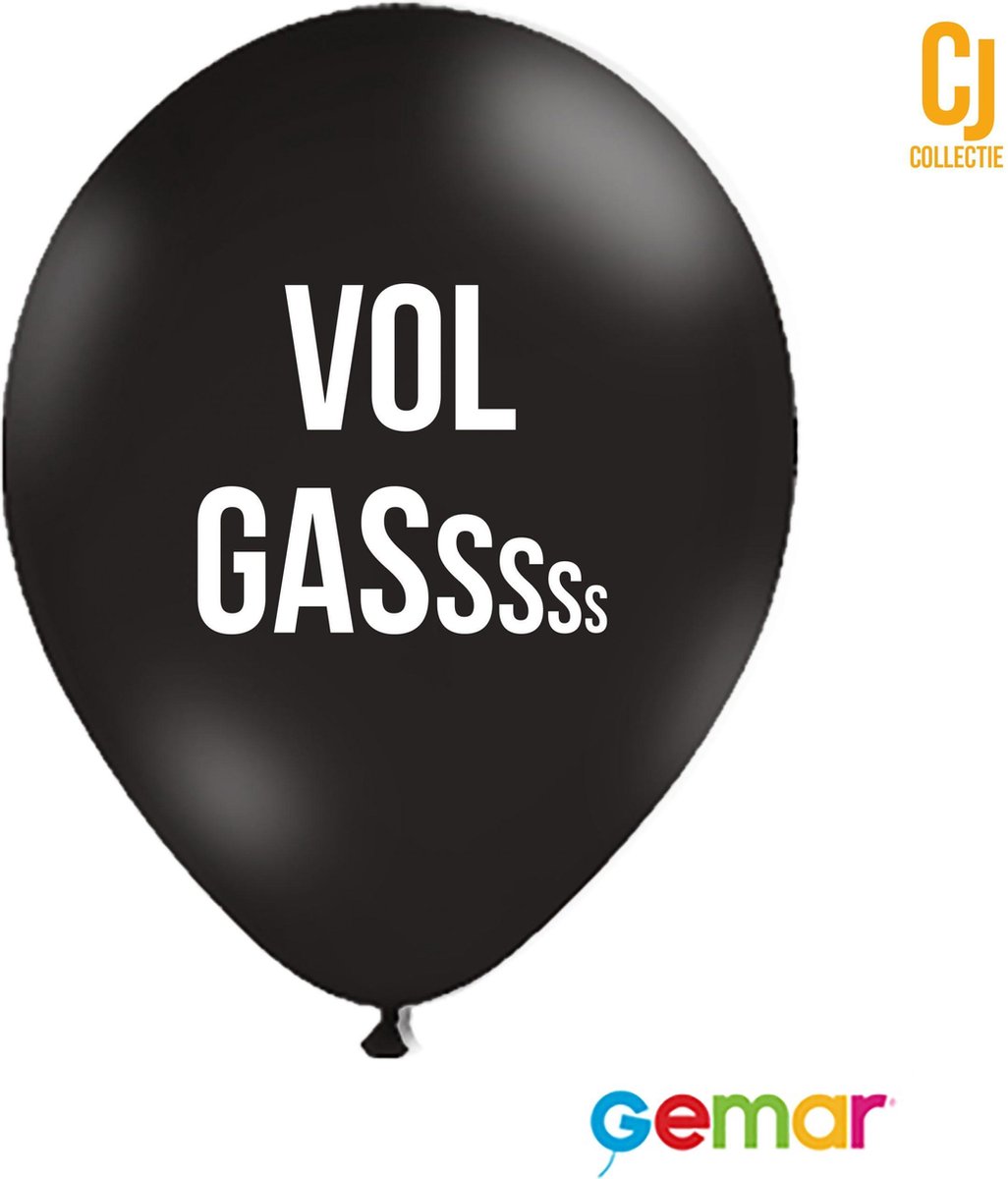 Ballonnen “Vol Gassss” 10 stuks