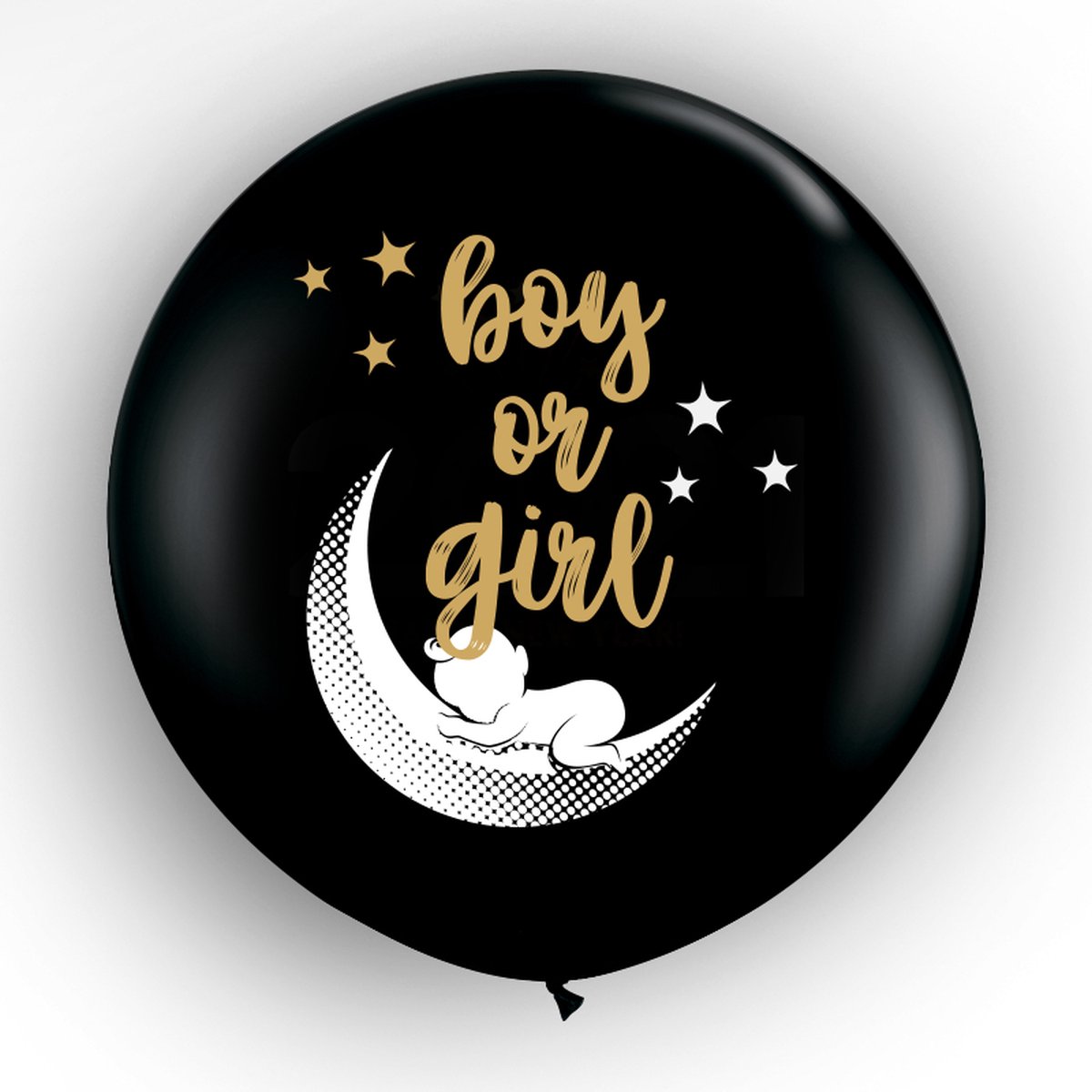 Boy or Girl gold-white (Helium)