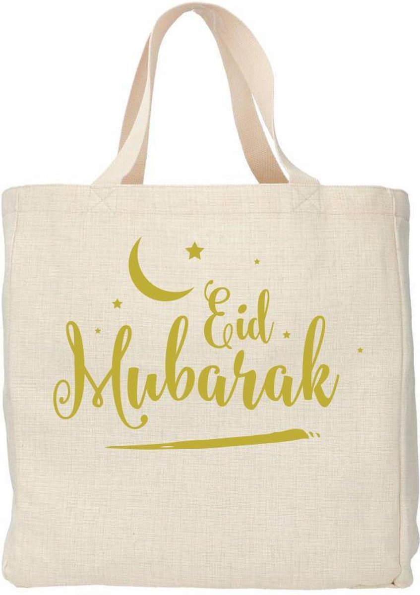 Eid Mubarak Shopper - Gold