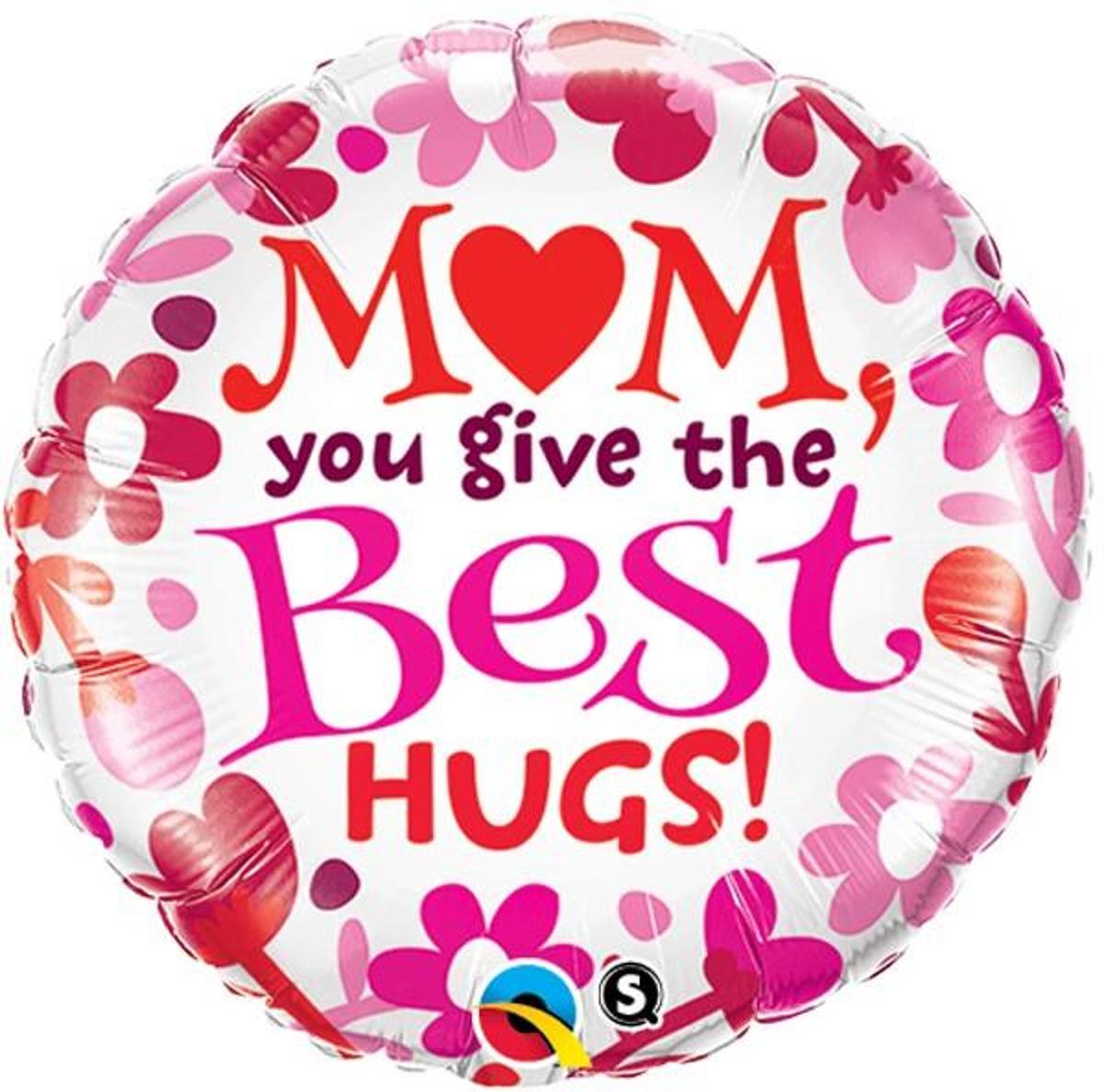 Folieballon Mom, you give the best hugs