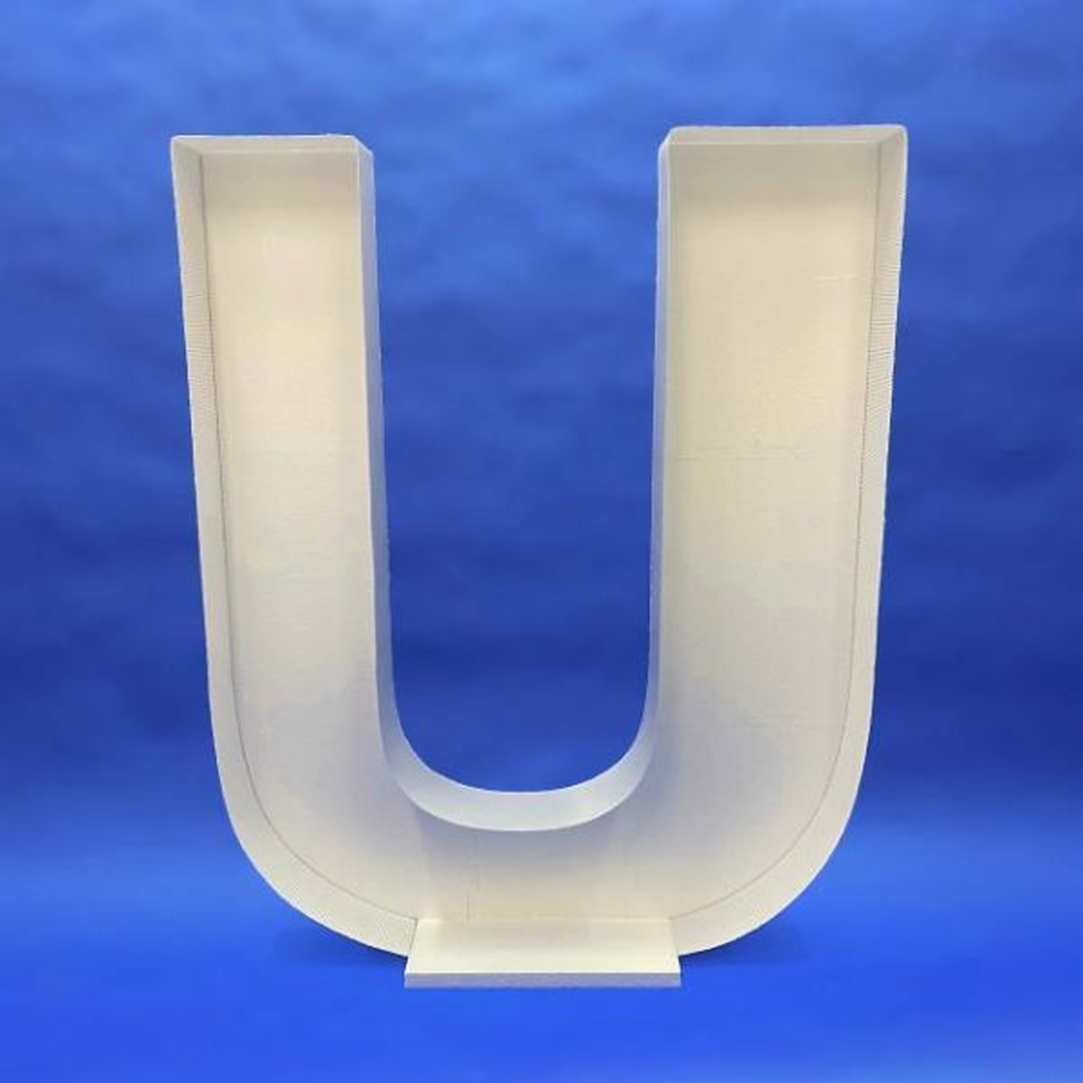 Mozaiek frame Letter U (100 x 80 cm)