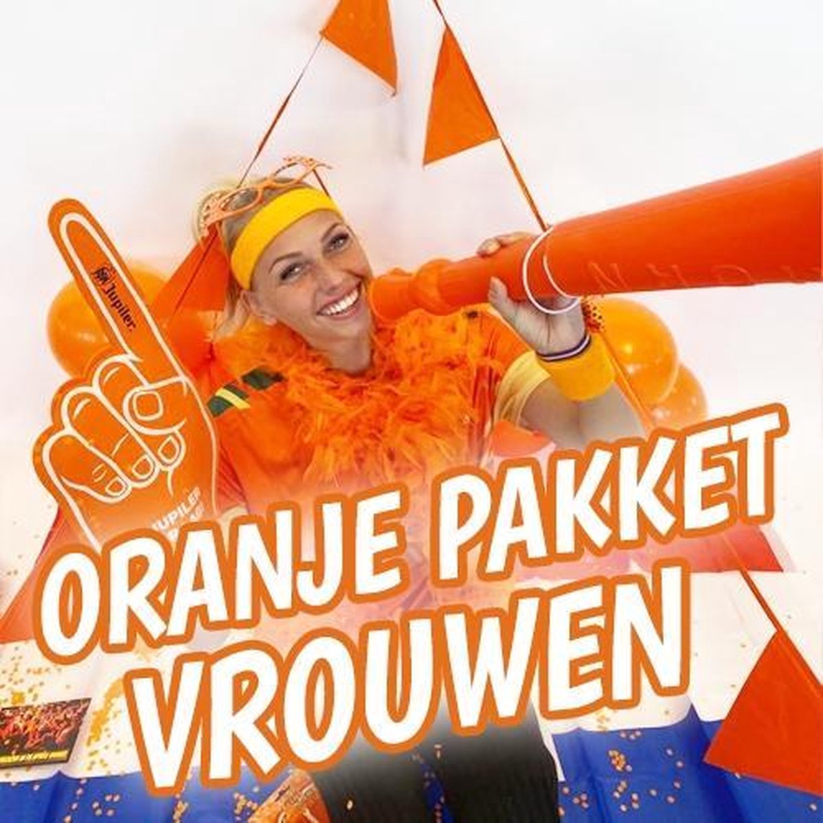 Oranje Vrouwen Feestpakket