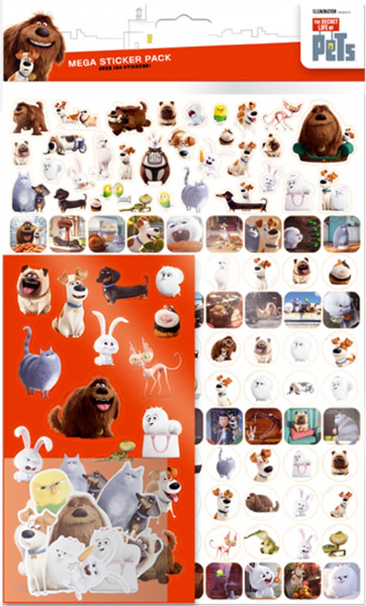 Stickers Huisdier Geheimen Mega Pack