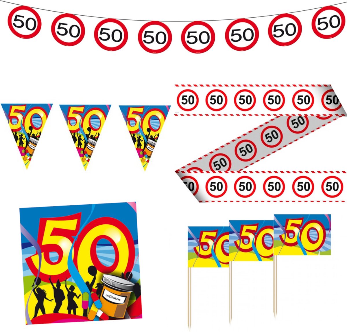 50 jaar feestpakket