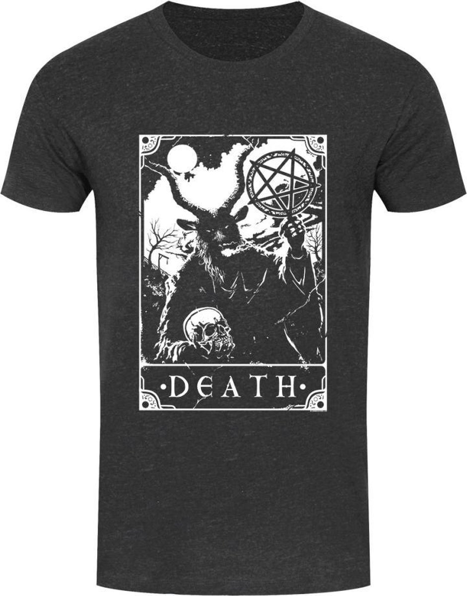 Deadly Tarot Heren Tshirt -XXL- Death Zwart