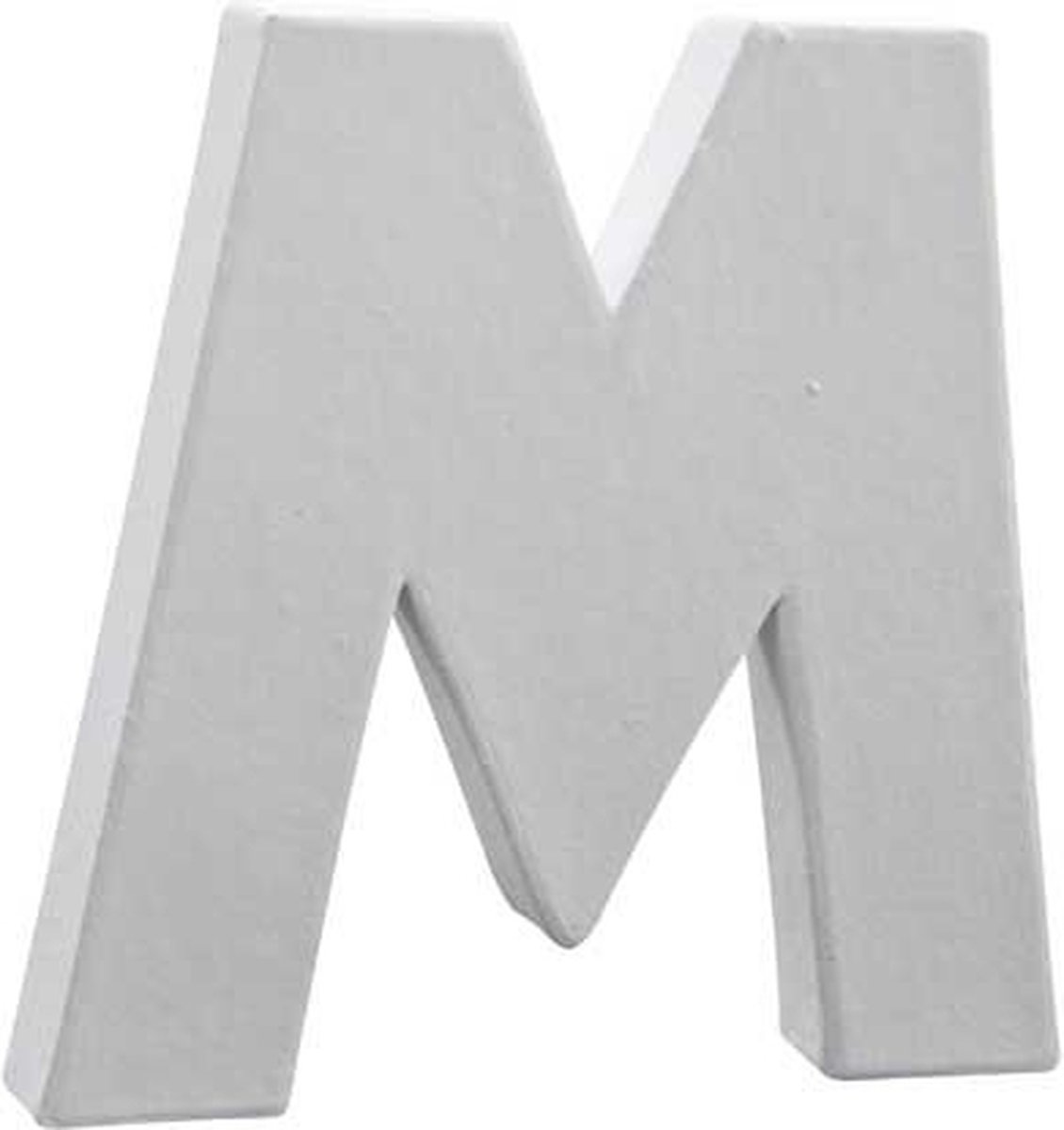 Letter wit M 12 cm