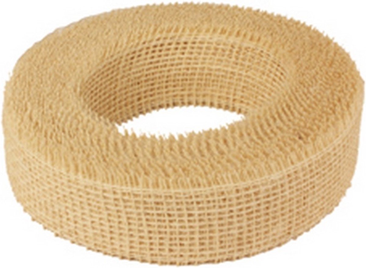 Jute lint - Jute band - Jute op rol - NEUTRAAL - 5 cm breed - Jute op rol - Jute band - Juteband - Lint - NEUTRALE - 40 meter!