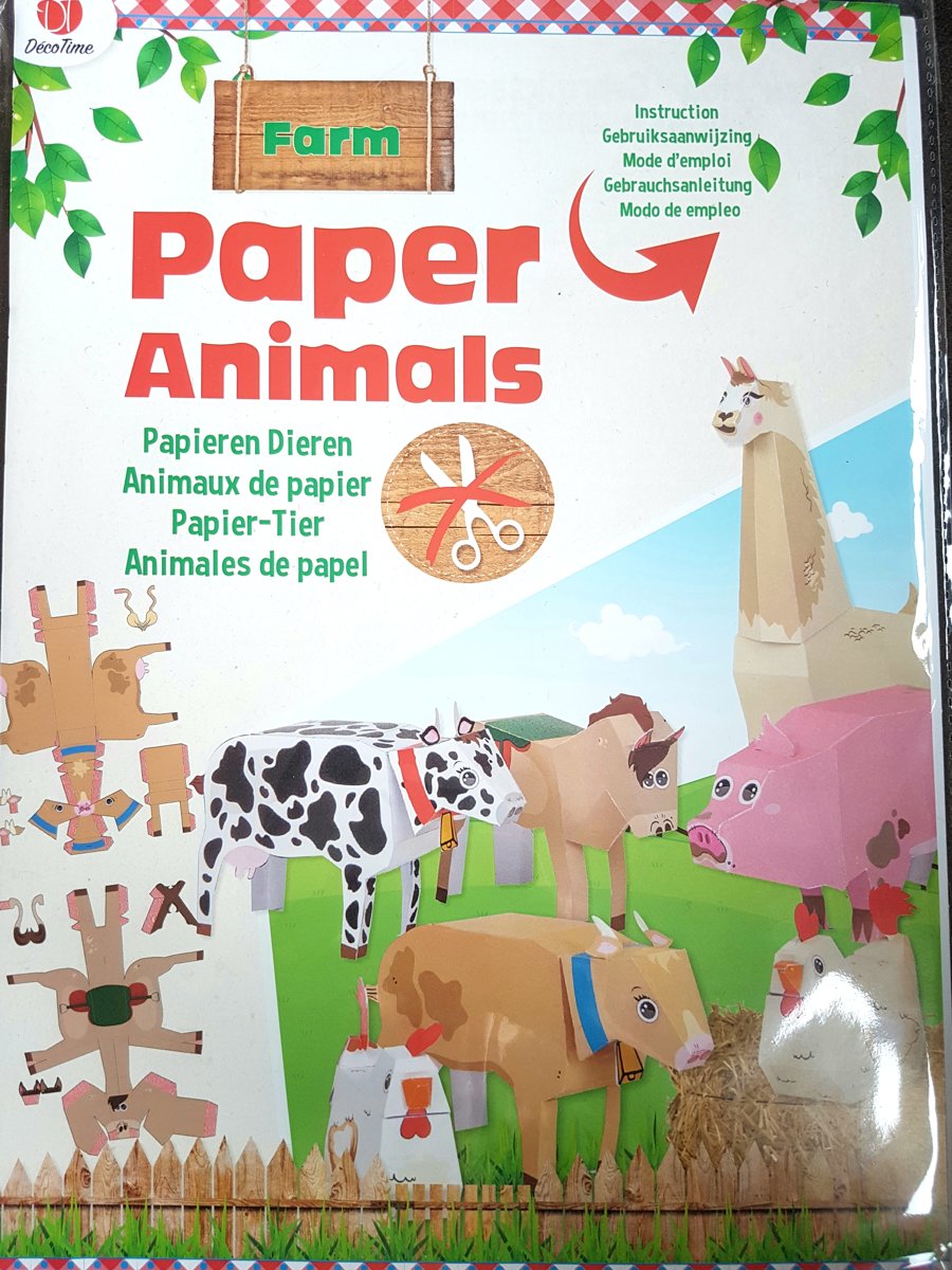 Deco Time Paper Animals knutselpakket 