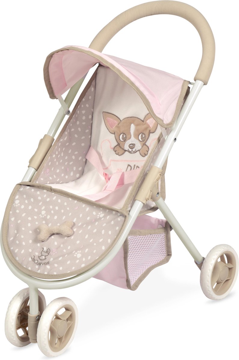 Babypoppen buggy Didi Met draaiwielen