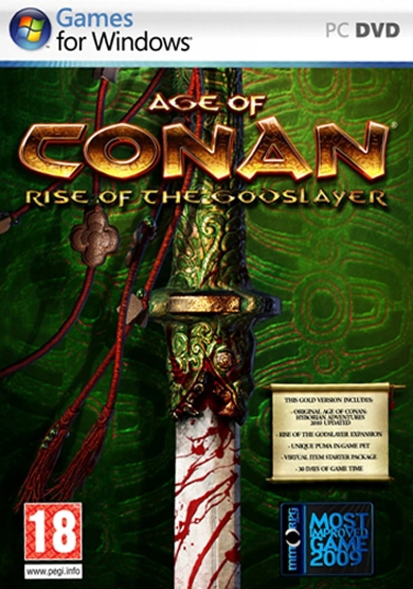 Age Of Conan + Add-on  Rise Of The Godslayer (Gold Pack)