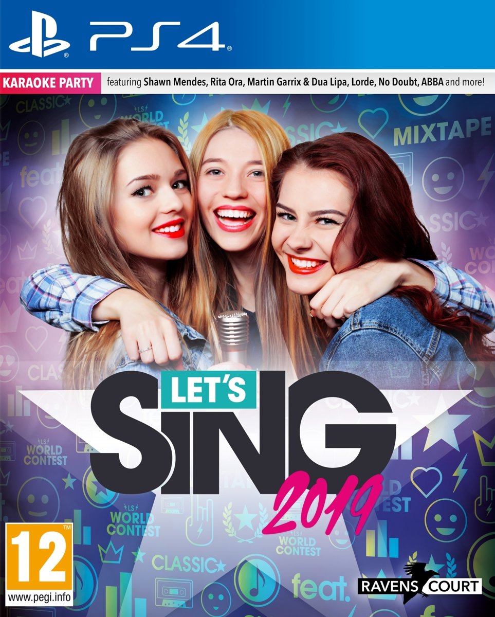 Lets Sing 2019 + Microphone UK - PS4