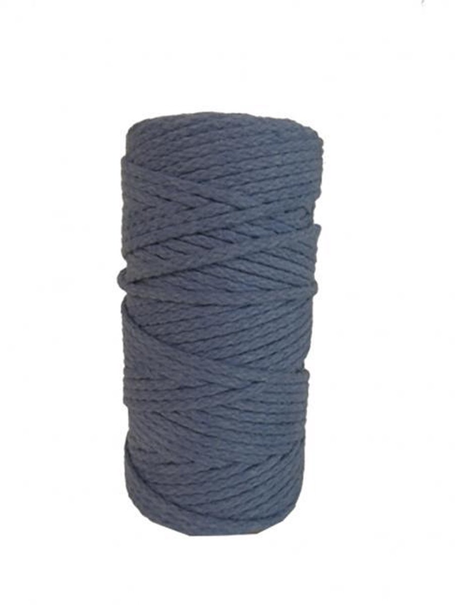   Macramékoord 4 mm 100 m Blauw