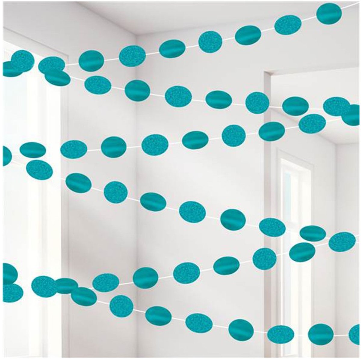 Confettislinger Turquoise - 2.13 Meter