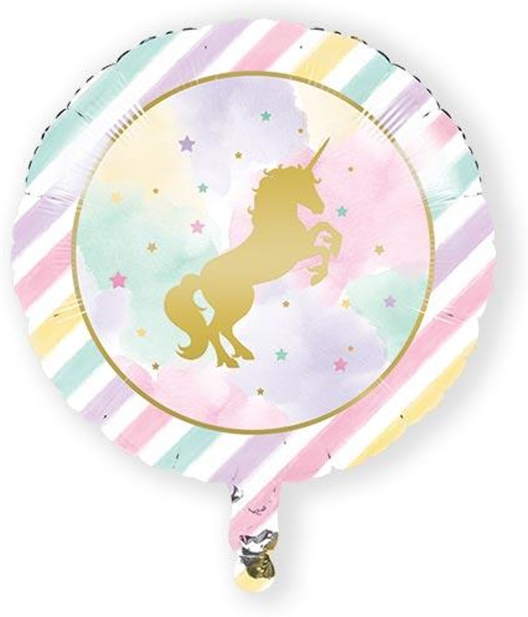 Folieballon Unicorn Pastel - 46 Centimeter