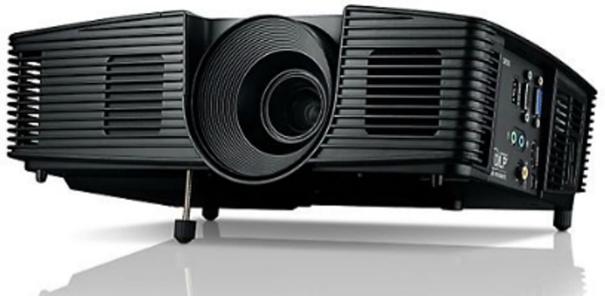 DELL 1850 Desktopprojector 3000ANSI lumens DLP 1080p (1920x1080) 3D Zwart beamer/projector