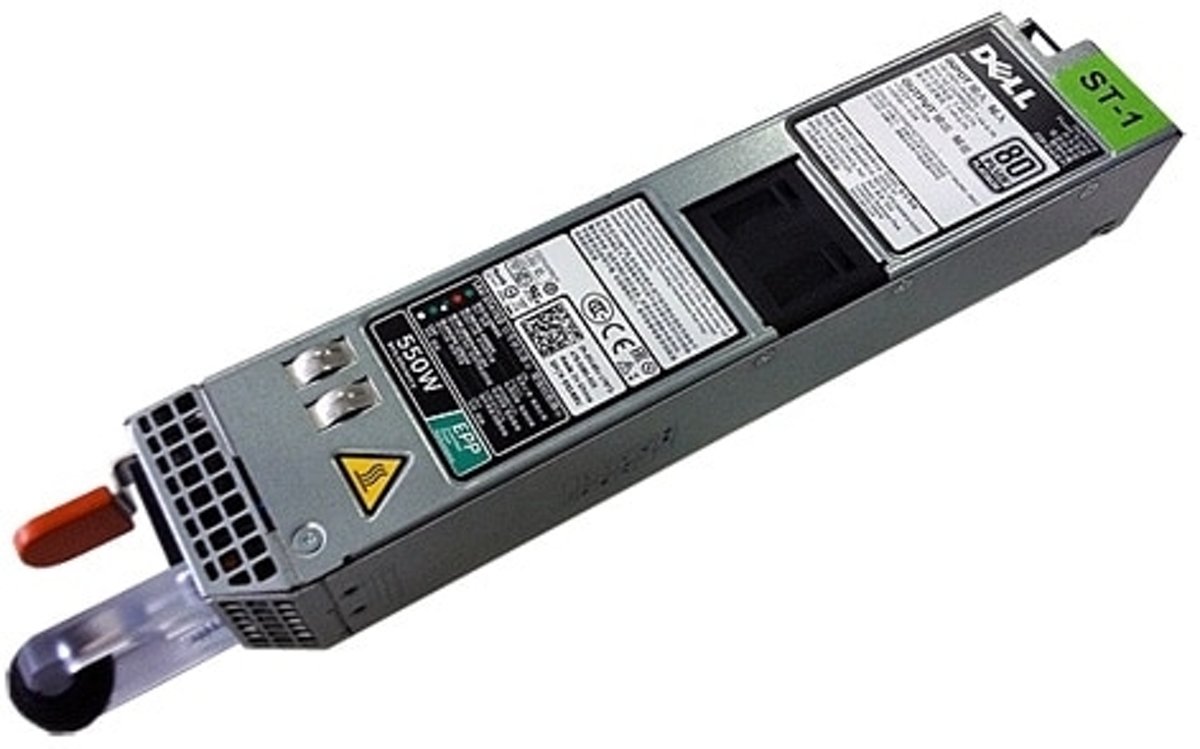 DELL 450-AEKP power supply unit 550 W Zwart, Roestvrijstaal