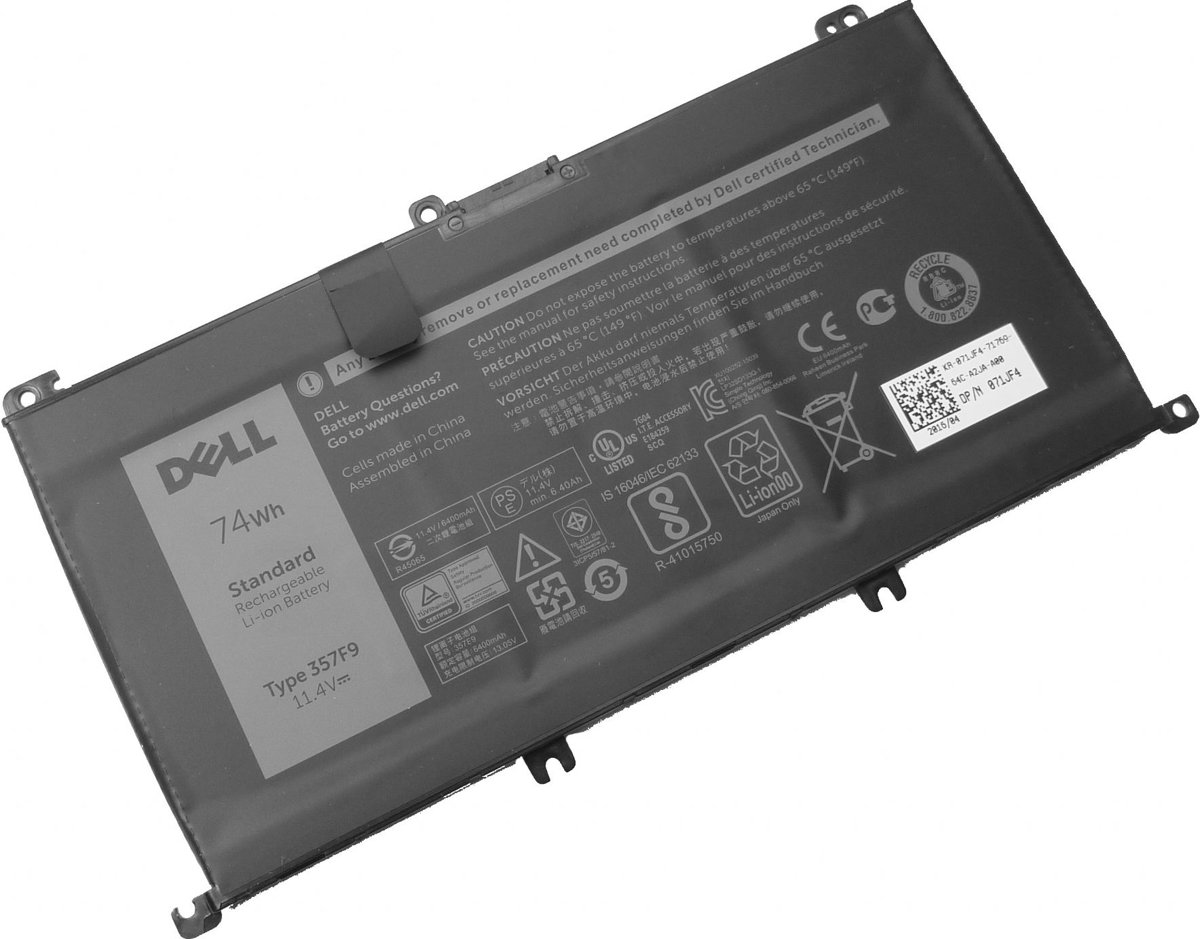 DELL 71JF4 notebook reserve-onderdeel Batterij/Accu