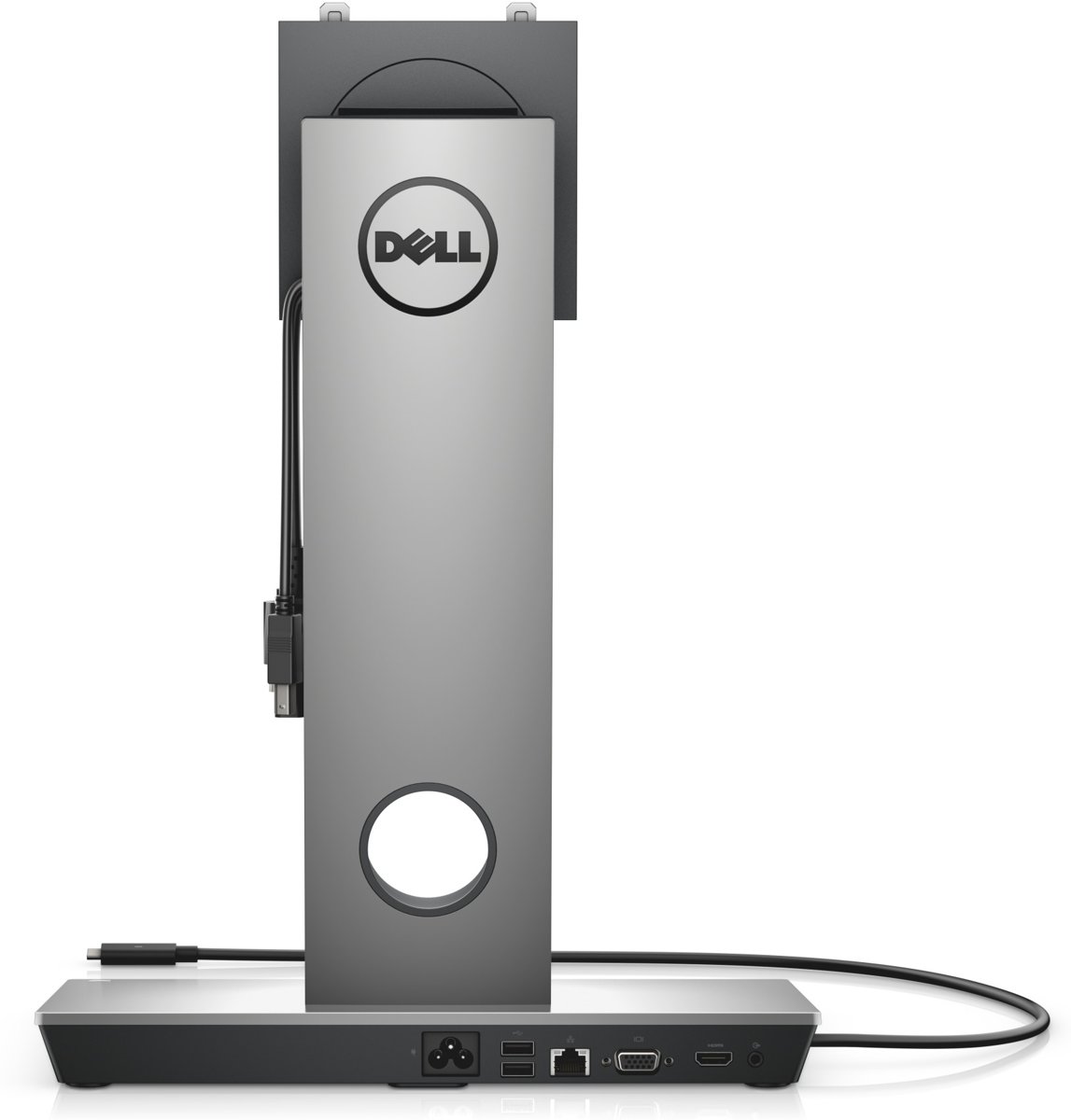 DELL DS1000 USB 3.0 (3.1 Gen 1) Type-C Zwart, Zilver notebook dock & poortreplicator