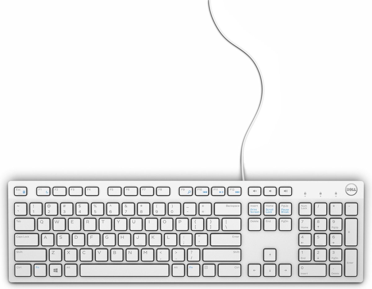 DELL KB216 toetsenbord USB QWERTZ Duits Wit