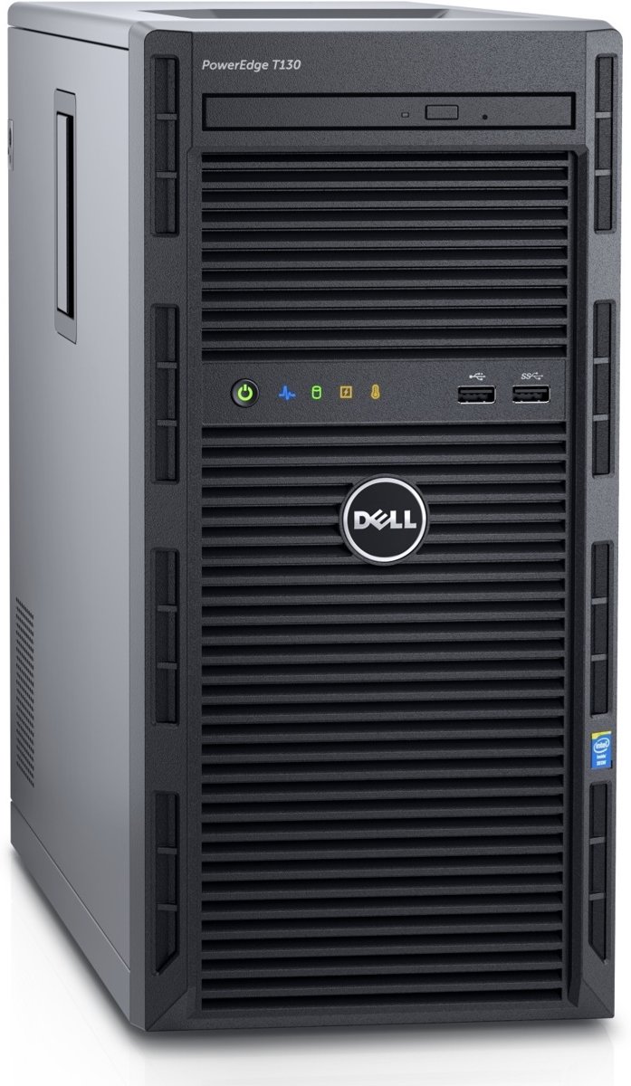 DELL PowerEdge T130 3GHz Mini Toren E3-1220 v6 Intel® Xeon® E3 v6 290W server