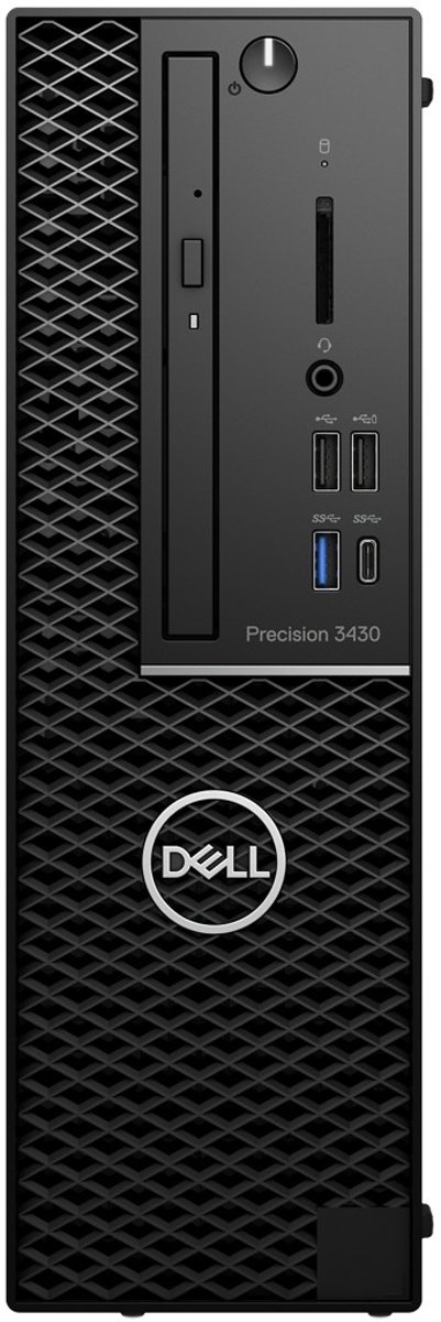 DELL Precision 3430 Intel® 8ste generatie Core™ i7 i7-8700 8 GB DDR4-SDRAM 256 GB SSD Zwart SFF Workstation