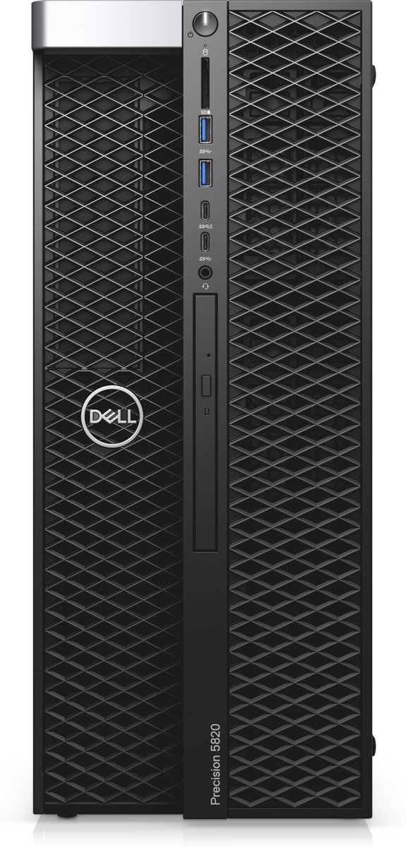 DELL Precision 5820 3.60GHz W-2133 Toren Zwart Workstation