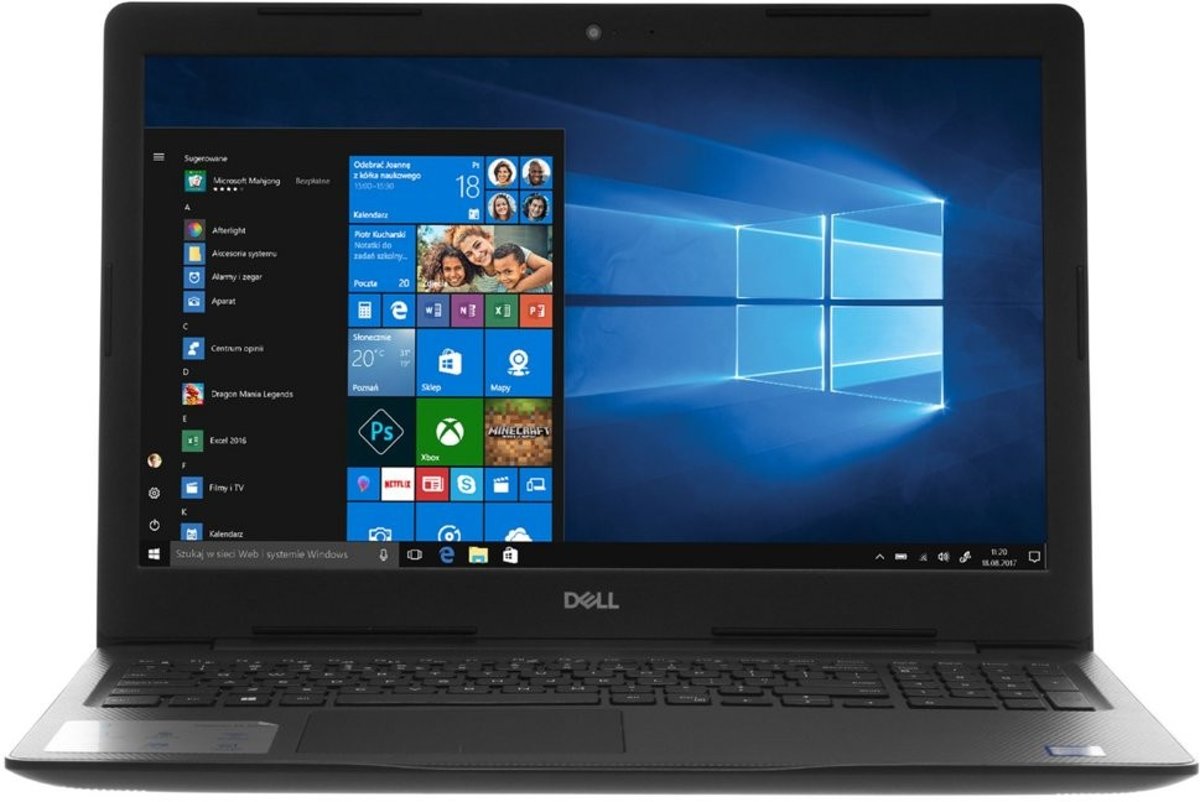 Dell Inspiron 3583 15.6 F-HD / i3-8145U / 8GB / 256GB SSD / W10