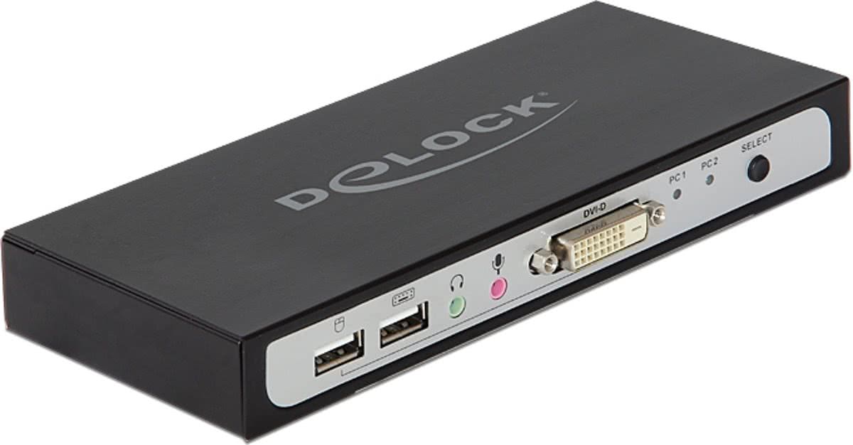 DeLOCK 11416 Zwart KVM-switch