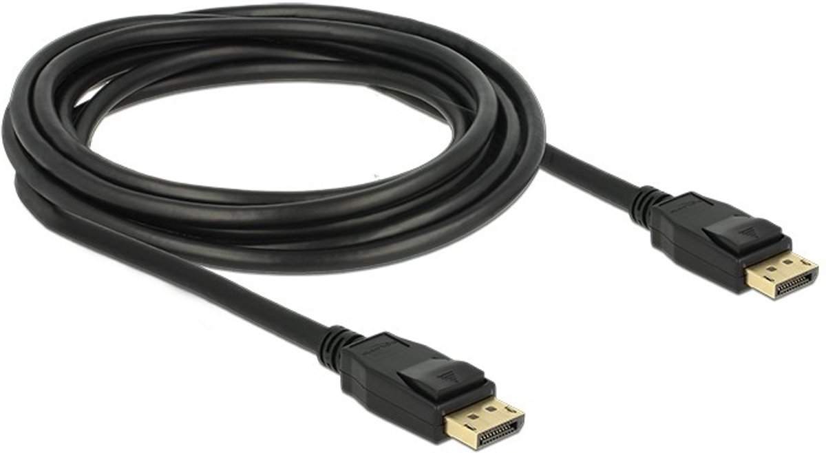 DeLOCK 3m Displayport 1.2a Zwart