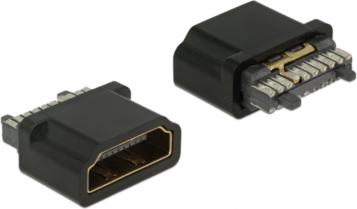 DeLOCK 65885 HDMI-A Zwart kabel-connector