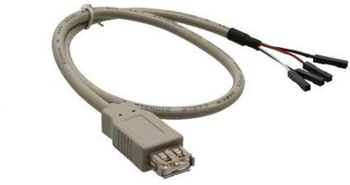 DeLOCK 82433 0.4m USB A Grijs USB-kabel