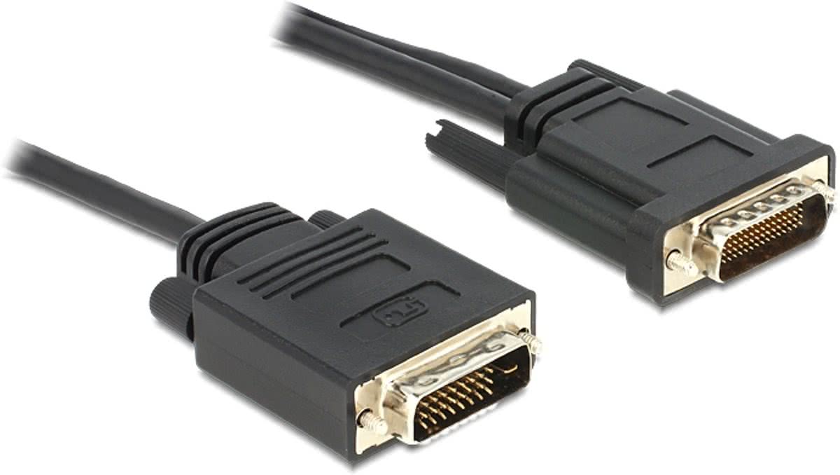 DeLOCK 83496 2m DMS 2 x DVI Zwart video kabel adapter