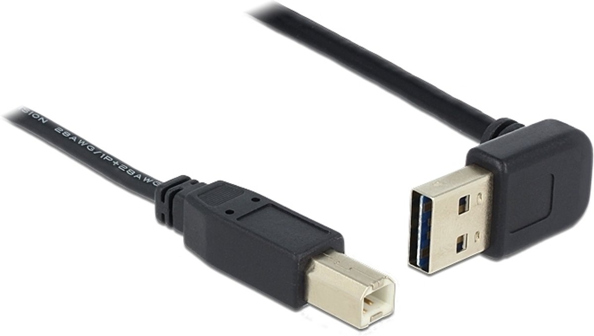 DeLOCK 83541 3m USB A USB B Mannelijk Mannelijk Zwart USB-kabel