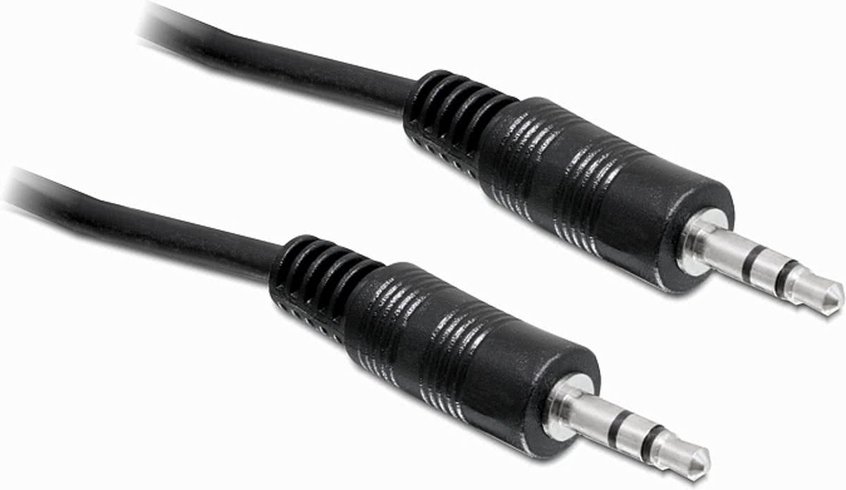 DeLOCK 84438 5m 3.5mm 3.5mm Zwart audio kabel