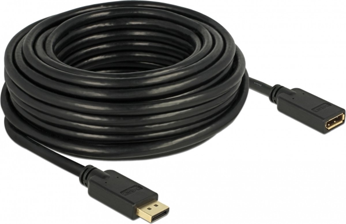 DeLOCK 84908 DisplayPort kabel 15 m Zwart