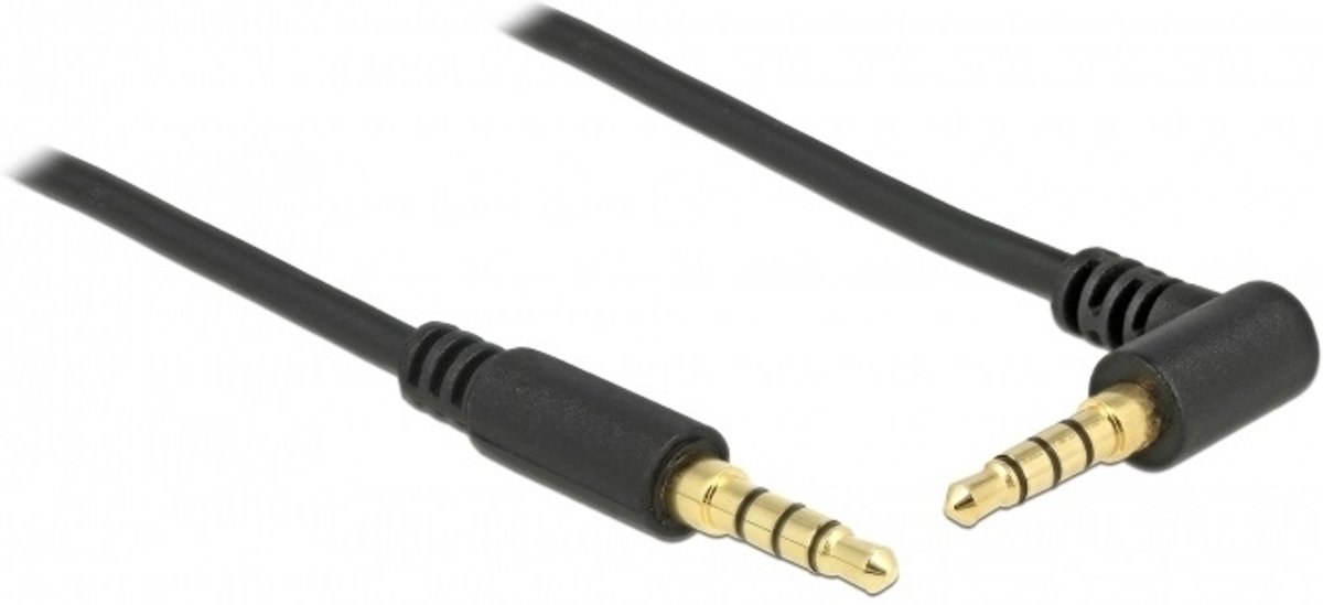 DeLOCK 85613 2m 3.5mm 3.5mm Zwart audio kabel